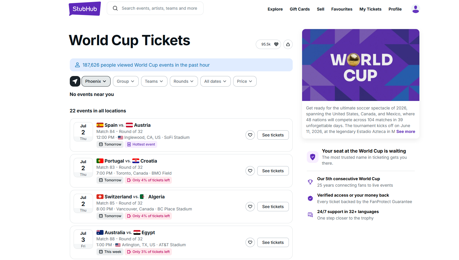 How to Sell World Cup Tickets on StubHub